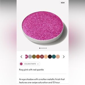 MAC Eyeshadow Dazzleshadow Extreme Celebutante Pro Palette Refill Pan NEW